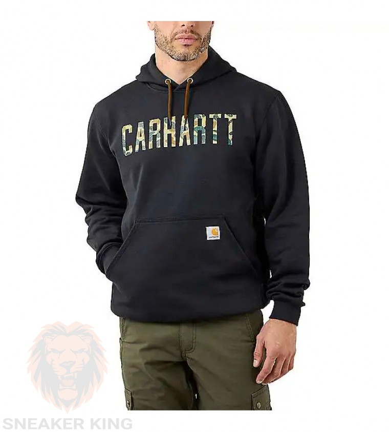 Худі Carhartt loose fit midweight camo logo hood